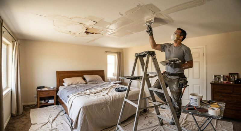 Bedroom Ceiling Repair in Olathe, KS