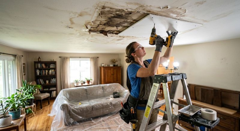 Ceiling Crack Repair in Alpharetta, GA