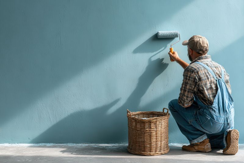 Basement Wall Painting in Wilmington, NC