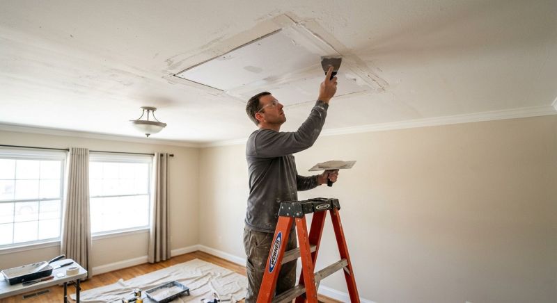 Bedroom Ceiling Repair in Conroe, TX