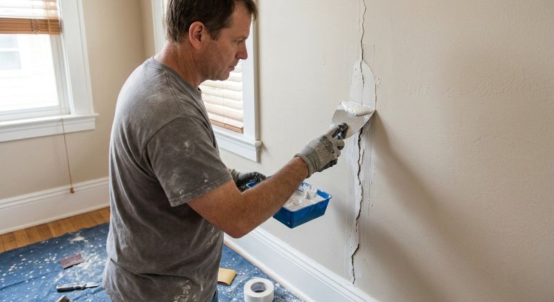 Bedroom Wall Repair in Alpharetta, GA