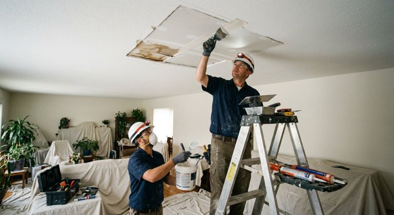 Ceiling Water Damage Repair in Alpharetta, GA