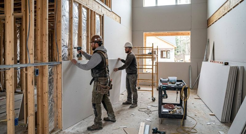 House Drywall Installation in Wilmington, NC