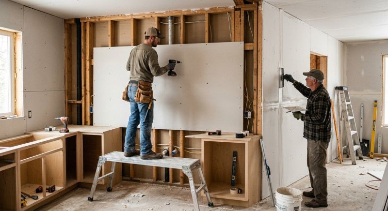 Kitchen Drywall Installation in Denver, CO