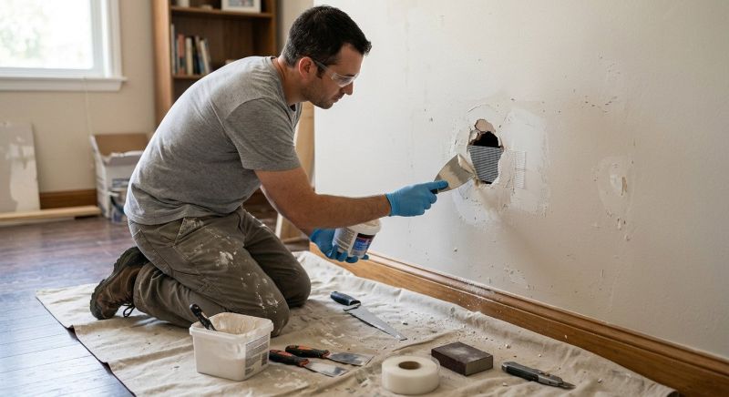 Kitchen Drywall Repair in Kansas City, KS